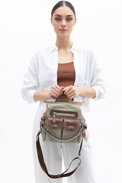 Matthew Cox Πράσινη ΓΥΝΑΙΚΕΙΑ ΤΣΑΝΤΑ CROSSBODY BYN2371