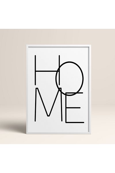 HOMEPACK Single Wooden Framed Painting One Piece Poster Painting Home
