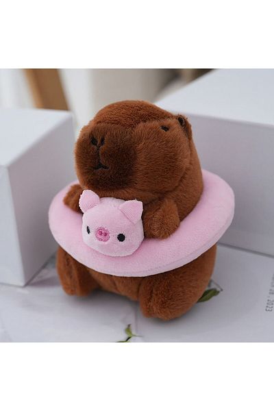 Choice Pink-duck Cute Capybara Plush Toy Hoodie With Wings Simulation Doll Small Size Stuffed Animals Anime