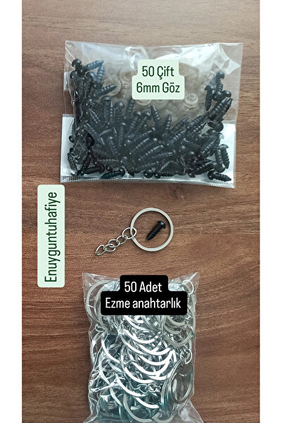 Enuyguntuhafiye Anahtarlık halkası ve Göz Seti 2