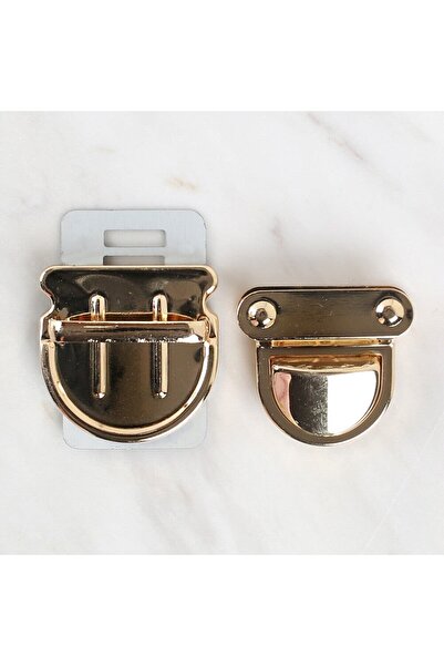 Marsilyan Loren Metal Bag Lock Yellow