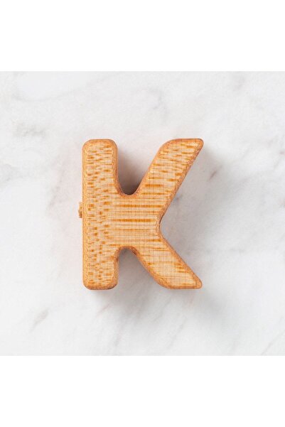 Marsilyan Hobby Baby Organic Wooden Letter - K