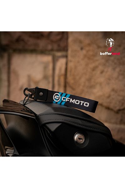 bofferland Ride Tag Motorcycle Automobile Fabric Hook Keychain 05