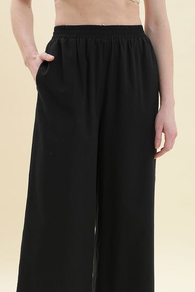 VERDA Elastic Waist Cotton Trousers