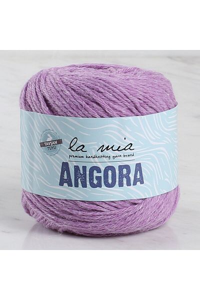 SAVA HOME COLLECTİON La Mia Angora 50gr Mor El Örgü İpi - L127 - 33801