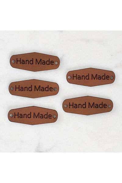 SAVA HOME COLLECTİON Loren Crafts Ръчно изработена кожена значка от 5 части - 1548