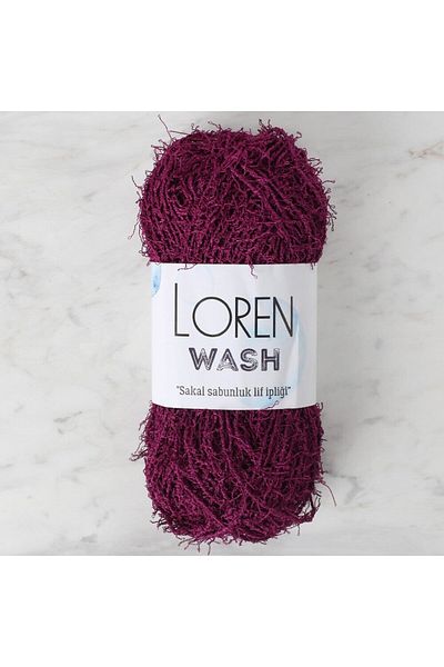 SAVA HOME COLLECTİON Πλεκτό νήμα Loren Wash Plum - R139 - 34030