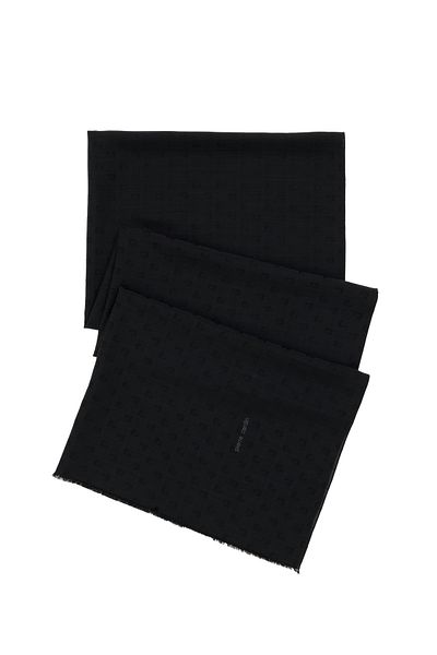 Pierre Cardin Black Silk Blend Shawl 50307661 -Vr046