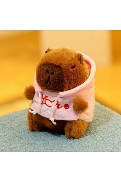Choice 12 Cute Capybara Plush Toy Hoodie With Wings Simulation Doll Small Size Stuffed Animals Anime Flufft