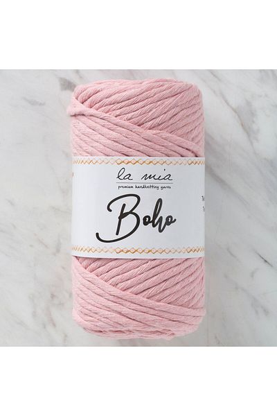 SAVA HOME COLLECTİON La Mia Boho Ανοιχτό Ροζ Twist Macrame String - L185 - 33998