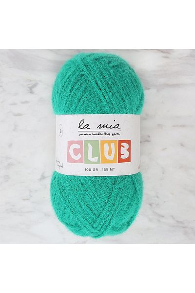 La Mia Yarn La Mia Club Πράσινο Πλεκτό Σχοινί - 614