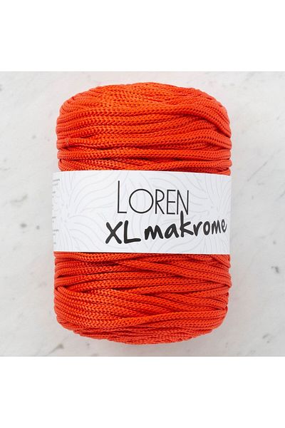 SAVA HOME COLLECTİON Loren XL Macrame Orange Πλεκτό Σχοινί - R045 - 33711