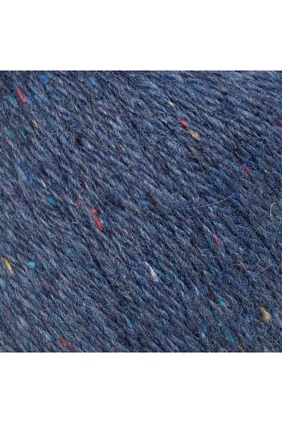 Ethab Ticaret La Mia Re-Tweed Navy Blue Melange Knitted Hand Lanyard - L108 - 34412