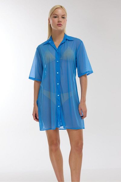 AYYILDIZ 3812 Rochie albastră de plajă