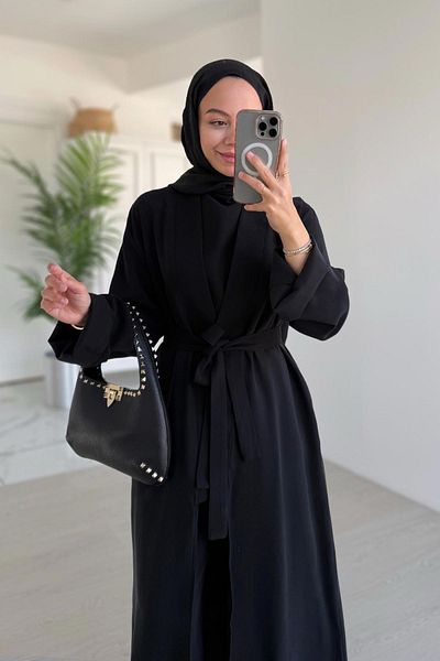 Ka Hijab Μαύρο Τριπλό Σετ