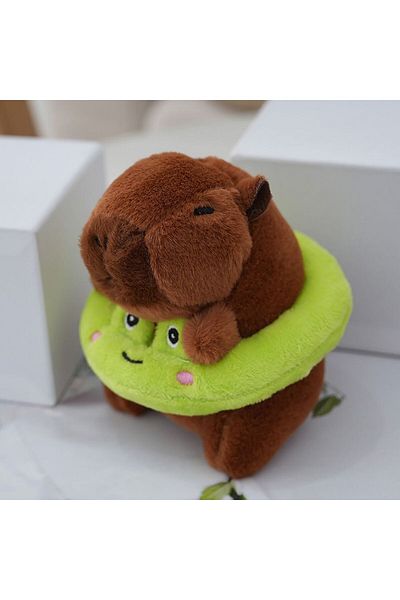 Choice Green-duck Cute Capybara Plush Toy Hoodie With Wings Simulation Doll Small Size Stuffed Animals Anim