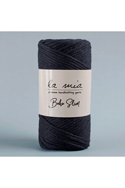 N&M STORE La Mia Boho Slim Black Hand Knitting Lanyard -L006 - 34203