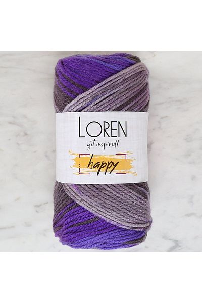 SAVA HOME COLLECTİON Loren Happy Ebruli Χειροποίητο Πλεκτό Σχοινί - RH009 - 34294