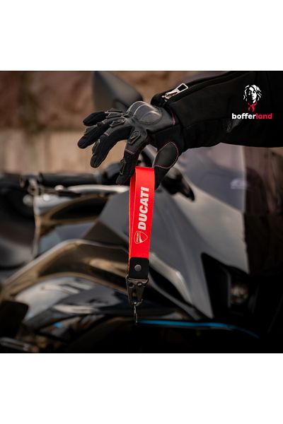 bofferland Ride Tag Motorcycle Automobile Fabric Hook Keychain 52