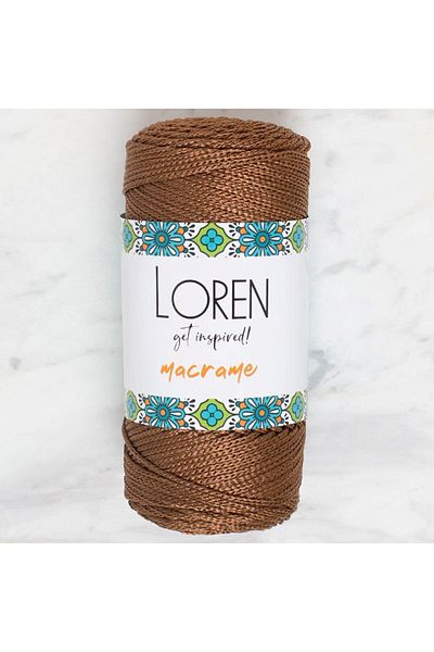 SAVA HOME COLLECTİON Loren Macrame Brown Πλεκτό Κλωστή - RM 0200 - 34349