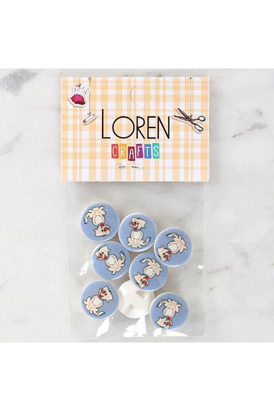 SAVA HOME COLLECTİON Loren Crafts 8 κουμπιά για σκύλους - 1243