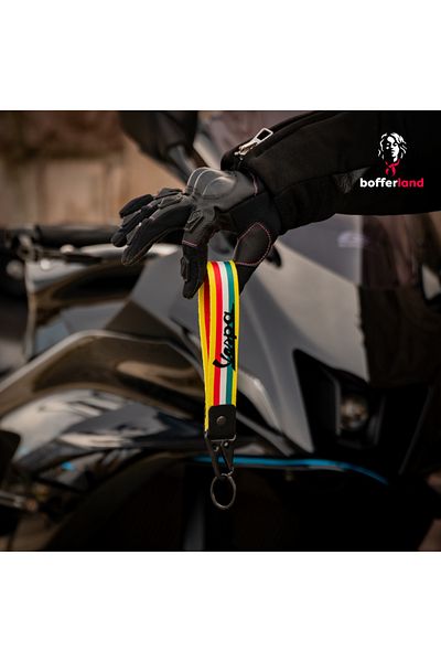 bofferland Ride Tag Motorcycle Automobile Fabric Hook Keychain 33