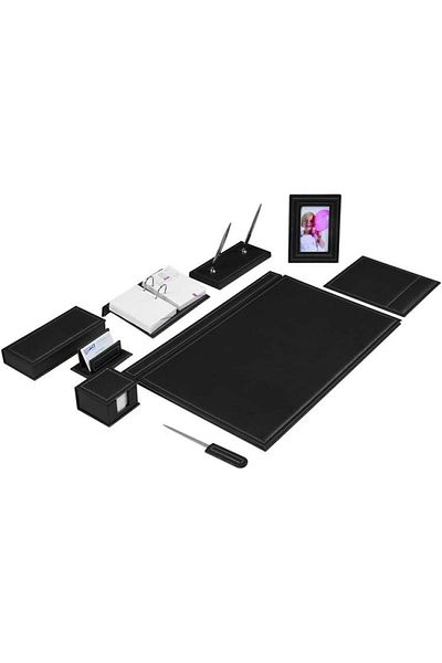 Gıpta 7516 Quadra 10 Piece Desktop Set Black