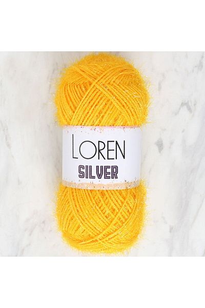 SAVA HOME COLLECTİON Πλεκτό νήμα Loren Silver Mustard - RS0075 - 34073