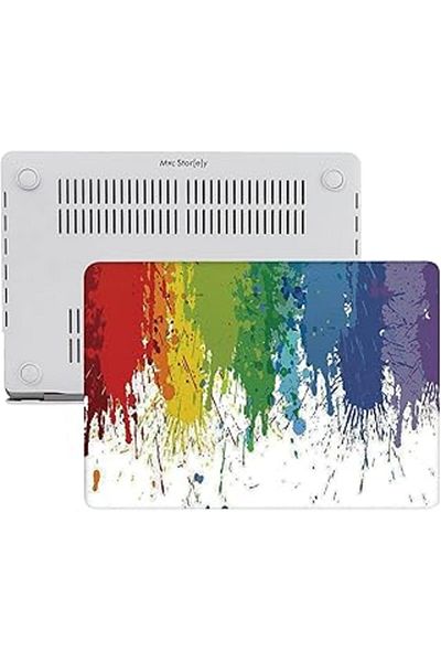 Take and Happy حافظة ماكستوري ماك بوك برو 13 بوصة Paint01nl (موديل قديم HDMI 2012-2015) متوافق مع A1425 A1502 R