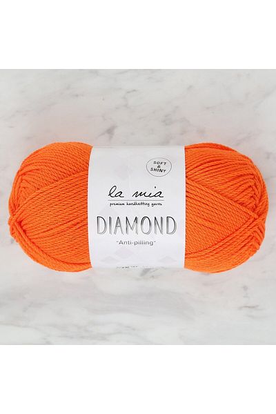 SAVA HOME COLLECTİON Прежда за ръчно плетене La Mia Diamond Orange - L012 - 34259