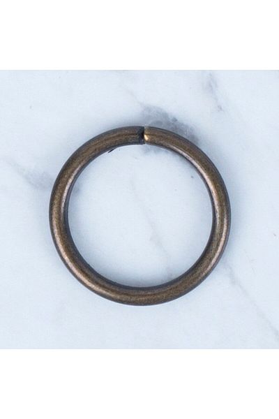 SAVA HOME COLLECTİON Χρυσό στρογγυλό δαχτυλίδι Loren Oxidized 2 Συσκευασία