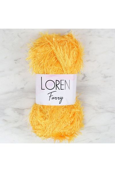 E BULURUM Loren Furry Mustard Yellow Πλεκτό Σχοινί - Rf075 - 34063