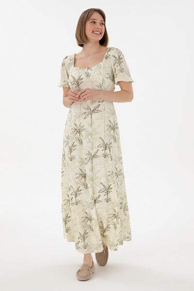 U.S. Polo Assn. Women's Lemon Maxi Length Woven Dress 50306470-Vr035