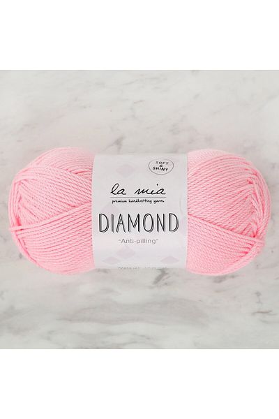 SAVA HOME COLLECTİON La Mia Diamond Pink Hand Knitting Yarn - L046 - 34257