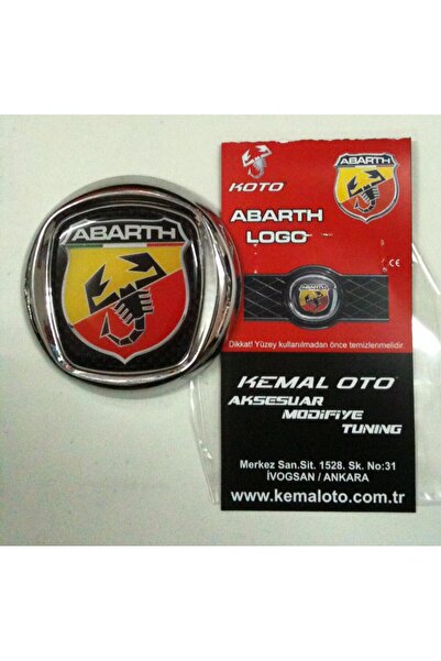 Kemaloto Fiat 500 Abarth Logo Ön Arka Rozet