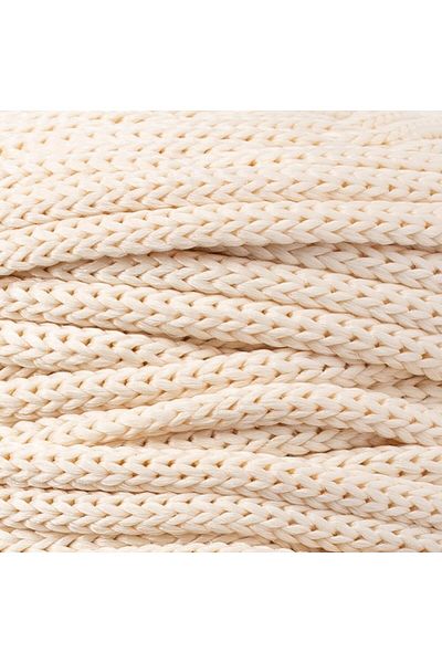 SAVA HOME COLLECTİON Loren XL Macrame Ανοιχτό Μπεζ Πλεκτό Σχοινί - R040 - 33705