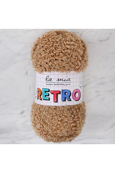 SAVA HOME COLLECTİON La Mia RETRO Μπεζ πλεκτό νήμα - LM7101
