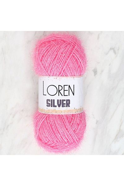 SAVA HOME COLLECTİON Loren Silver Baby Pink Πλεκτό Σχοινί - RS0014 - 34075