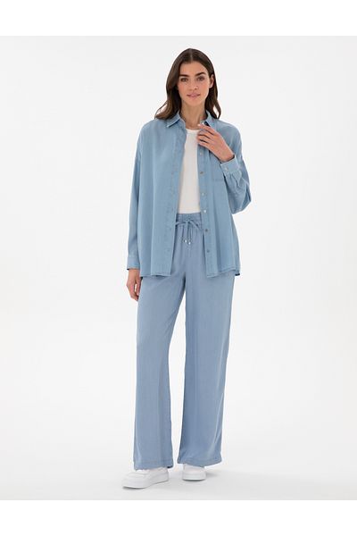 Pierre Cardin بنطال جينز أزرق فضفاض 50306767-VR036