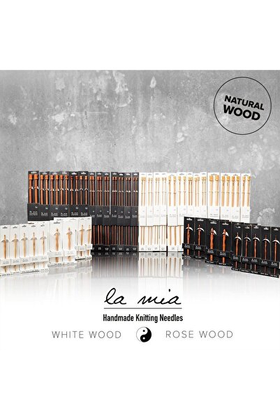 modamtn Rosewood 9 mm 15.5 cm Wooden Wool Crochet Hook