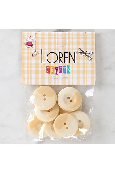 SAVA HOME COLLECTİON Κρέμα με κουμπιά Loren Crafts 8 - 1142