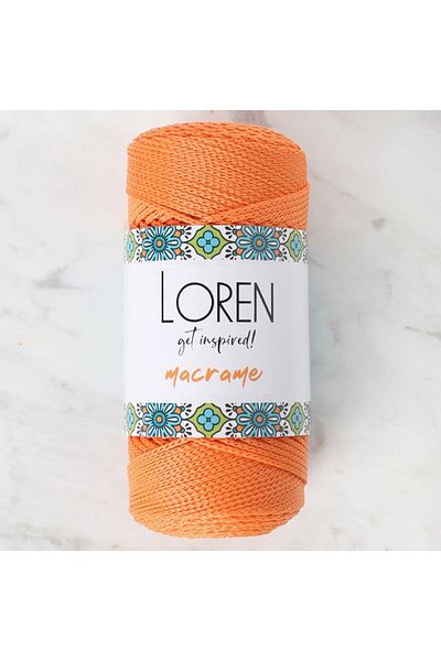 SAVA HOME COLLECTİON Прежда за ръчно плетене Loren Macrame Orange - RM 0125 - 34335