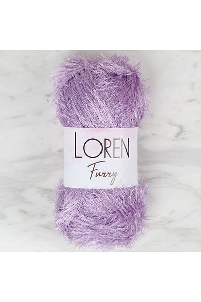 SAVA HOME COLLECTİON Loren Furry Lilac Πλεκτό Σχοινί - RF009 - 34047