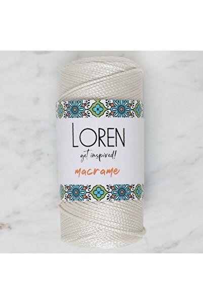 Twin Store خيط ماكرامي كريمي للحياكة اليدوية - Rm 010 - 34325