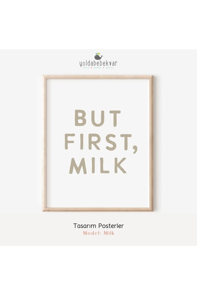 MILK  - Poster Baskı