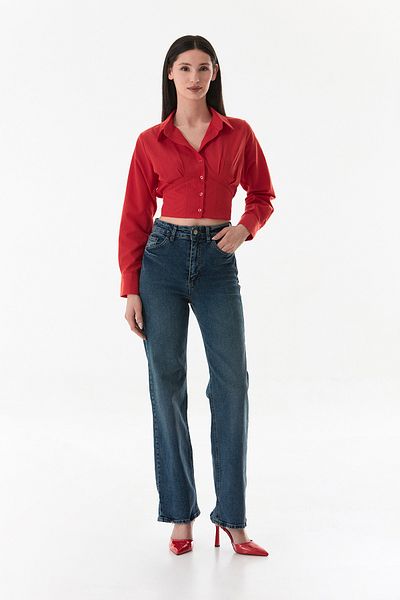 Fulla Moda Pantaloni Palazzo cu talie înaltă