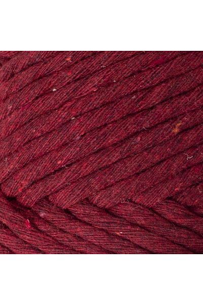 SAVA HOME COLLECTİON La Mia Boho Burgundy Twist Macrame String - L065 - 33999