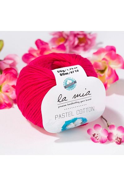 Home La Mia Pastel Cotton Fuchsia Πλεκτό Χειροποίητο Σχοινί - L058 - 33613