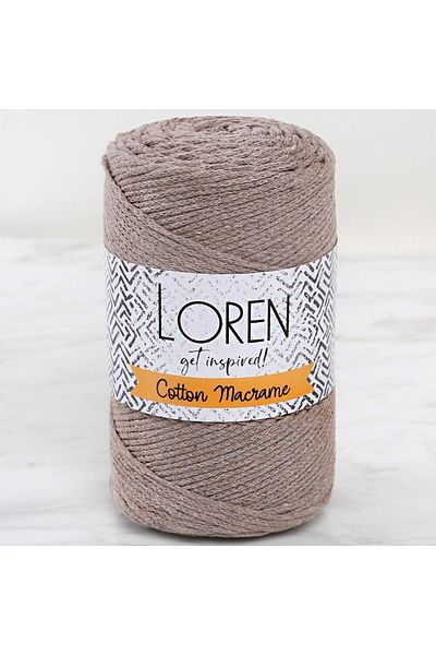 SAVA HOME COLLECTİON Μπεζ Loren Cotton Macrame - R143 - 34365