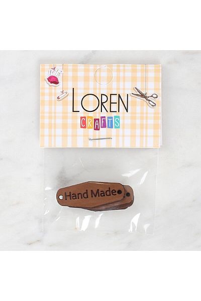 SAVA HOME COLLECTİON Loren Crafts Ръчно изработена кожена значка от 5 части - 1548